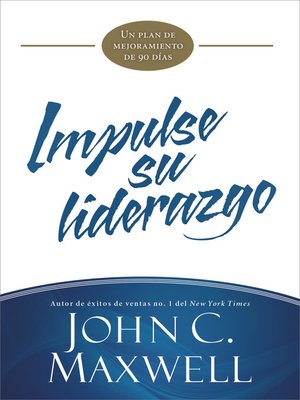 cover image of Impulse su liderazgo